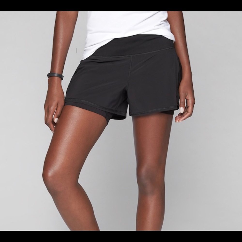 Athleta 2 in 1 Ready Set Go Shorts